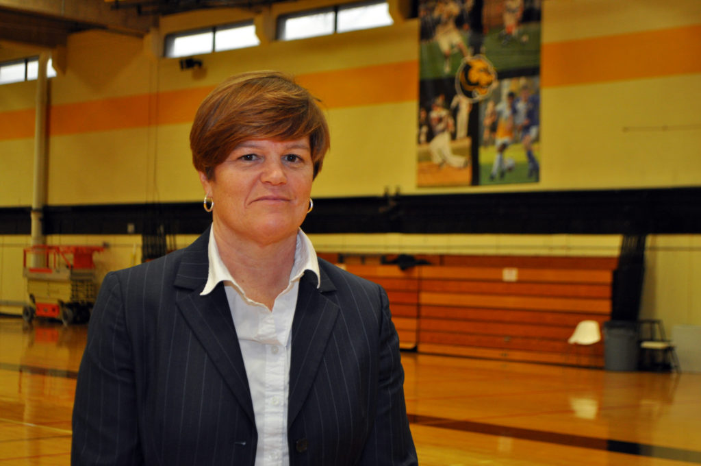 New athletic director Cheryl Aaron