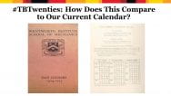 old wentworth calendar and new calendar