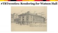 drawing or rendering of Watson Hall