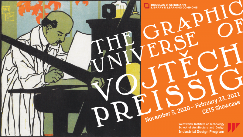 The Graphic Universe of Vojtěch Preissig exhibit announcment