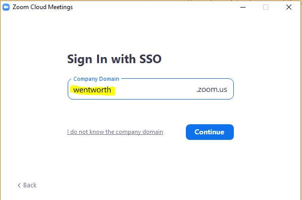 screenshot showing wentworth domain