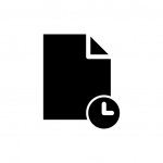 minute paper icon
