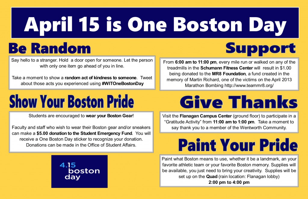 One Boston Day poster.2016
